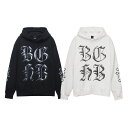 BAGARCH バガーチ OXIDIZED LOGO PARKA BH-1562 パーカー フーディー ブランドロゴ 2782 ストリート デザイン 人気