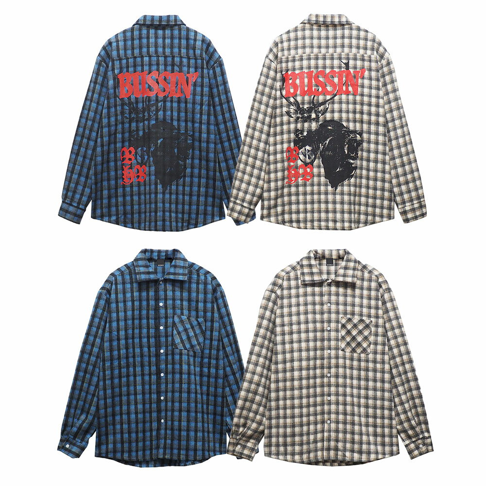 BAGARCH バガーチ BUSSIN 039 CHECK SHIRTS BH-1575 チェックシャツ シャツ 長袖 HIP HOP AK-69 Yellow Bucks