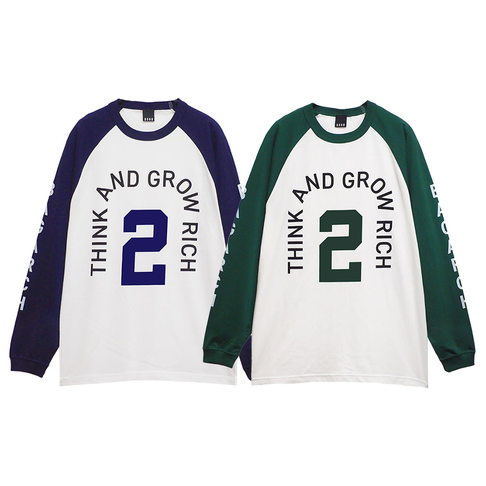 BAGARCH バガーチ NH RAGLAN-LTS BH-1690 ロンT Tシャツ 長袖 ラグラン AK-69 HIP HOP ヒップホップ ストリート