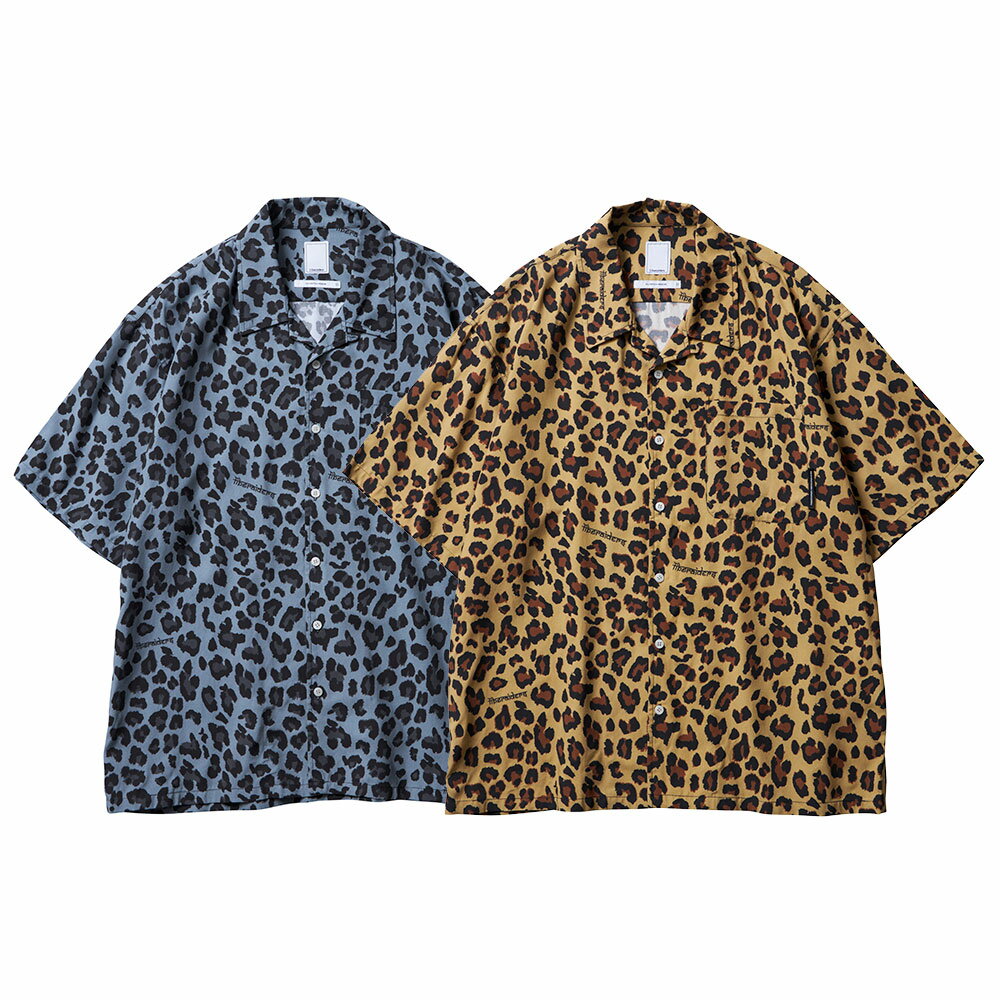 Liberaiders リベレイダース LEOPARD RAYON SHIRT 712042501 レーヨンシャツ 半袖 ヒョウ柄 アニマル ポケット ロゴのサムネイル