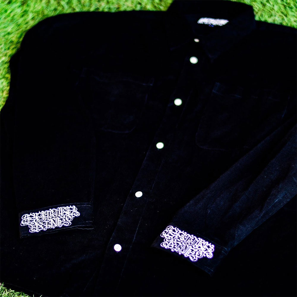 【20倍ポイント】BATTLELINE バトルライン x CASPER キャスパー CORDUROY L/S SHIRTS シャツ 長袖 メンズ ブランド ストリート ストリート系 人気 デザイン