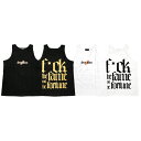 DREAMTEAM dream Team ドリームチーム f ck the fame Tank Top DT-657 ノースリーブ タンクトップ メンズ ブランド ストリート ストリート系 デザイン DJ RYOW ストリート カジュアル 通販 オシャレ かっこいい モテる