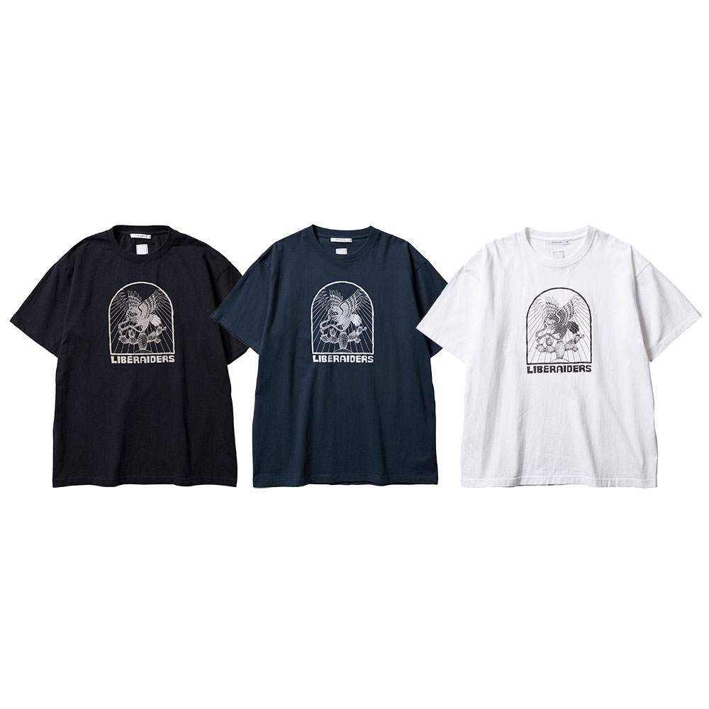 Liberaiders リベレイダース LA TIERRA DEL SOL TEE 756032303 Tシャツ 半袖 フロスト加工 ヴィンテージライク メンズ ブランド