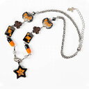 y20{|CgzMAISON EMERALD ] Gh ACCESSORY lbNX Orange Star Halloween Necklace Xg[gn JWA Ki IV  e