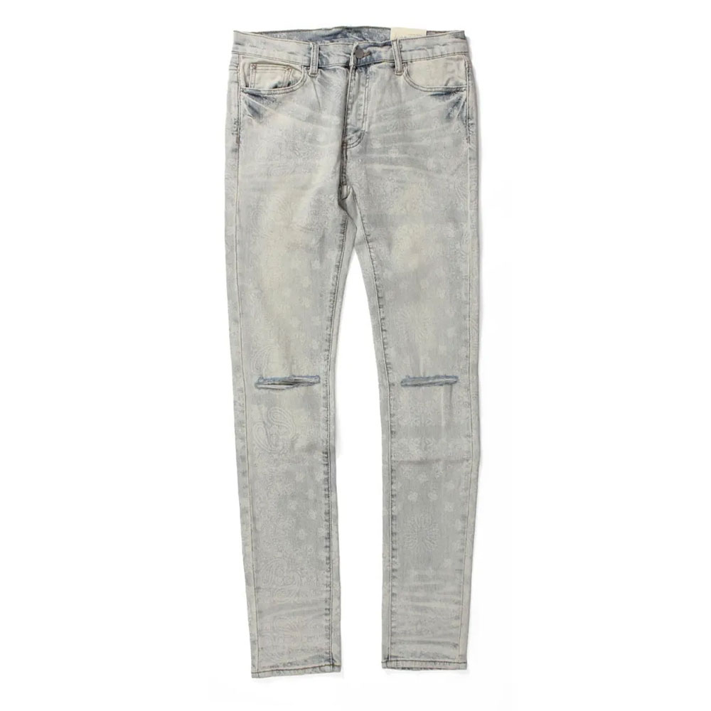 mnml ミニマル X696 Paisley Patterned Skinny Denim 25ML-SP834D デニムパンツ ジーンズ ジーパン スキニー
