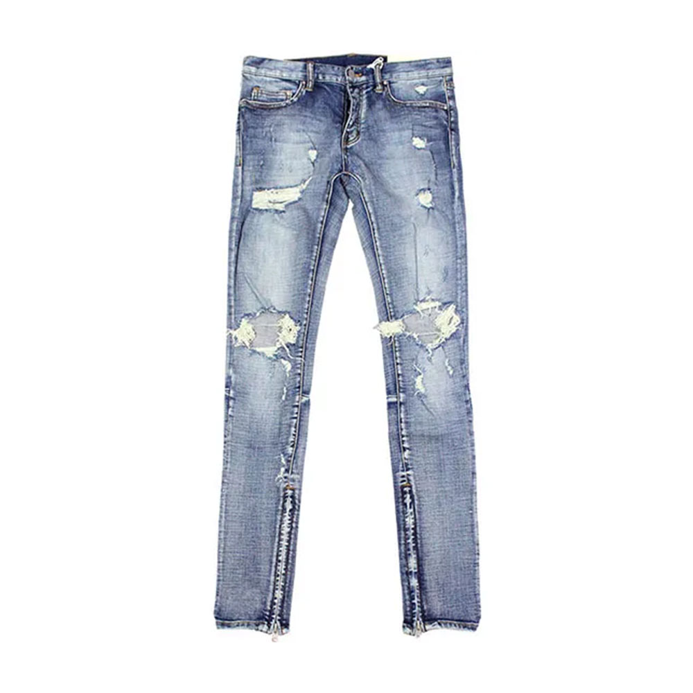 mnml ミニマル M1 Stretch Denim 17ML-AW150P デニムパンツ スキニージーンズ 細身 ジーパン ダメージ加工 ストリートファッション