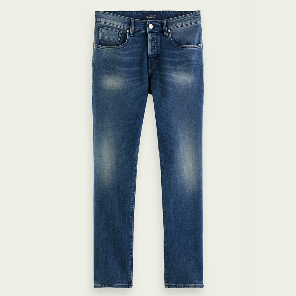 スコッチアンドソーダ ジーンズ メンズ 【20倍ポイント】SCOTCH & SODA スコッチアンドソーダ DENIM JEANS ラルストン レギュラースリムフィット ジーンズ Ralston regular slim fit organic cotton jeans - Blue Daze 159654 アメカジ STREET CASUAL 正規通販 オシャレ かっこいい モテる