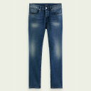 スコッチアンドソーダ SCOTCH & SODA スコッチアンドソーダ DENIM JEANS ラルストン レギュラースリムフィット ジーンズ Ralston regular slim fit organic cotton jeans - Blue Daze 159654 アメカジ STREET CASUAL 正規通販 オシャレ かっこいい モテる