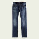 スコッチアンドソーダ SCOTCH & SODA スコッチアンドソーダ DENIM JEANS ラルストン レギュラー スリムフィット ジーンズ Ralston regular slim-fit cotton-blend jeans - Blizzard Blue 159641 アメカジ STREET CASUAL 正規通販 オシャレ かっこいい モテる