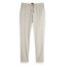SCOTCH & SODA スコッチアンドソーダ Warren Cotton-Linen Twill Jogger 179979 ジョガーパンツ 夏物 リゾート...