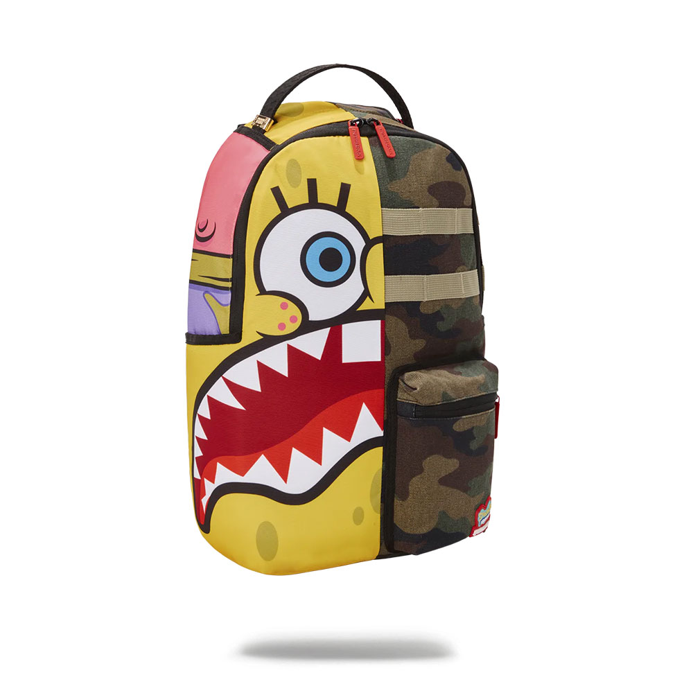 スプレーグラウンド SPRAY GROUND スプレーグラウンド SPONGEBOB SPLIT (DLXR) B3505 バッグ リュック BAG メンズ レディース ブランド ストリート ストリート系 人気 デザイン おしゃれ コーデ かばん 鞄