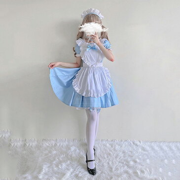 メイド服 ロング クラシック コスプレ イギリス風 フリル クラシカル 黒 ブラック 大きいサイズ 可愛い メイド エプロン カチューシャ 衣装 セクシー コスチューム ハロウィン ロングメイド こすぷれ 衣装
