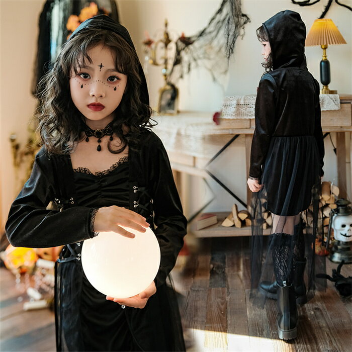 ハロウィン キッズ 巫女 悪魔 魔女 天使 子供用 バンパイア 吸血鬼 コスチューム 女の子 ハロウイン 仮装 ハロウィーン ハロウィン衣装 ハロウィンコスチューム ワンピース | コスプレ 子ども 子供 こども 衣装子供服 可愛い かわいい 翌日配達 あす楽 baucy8000