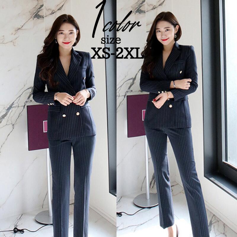 【レビュープレゼント付!】パンツスーツ ズボン スーツ レディース スーツセット ビジネススーツ リクルートスーツ 着痩せ 春 夏 秋 冬 通勤 OL パンツ ...