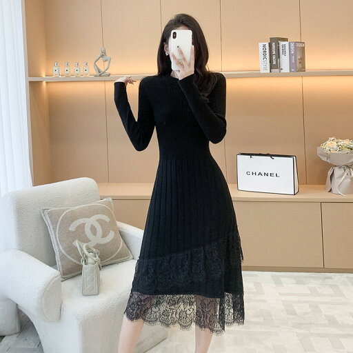 ワンピース ニット レディース 長袖 韓国ファッション 秋冬 ニットワンピース 膝丈 きれいめ 韓国 上品 ドレス 大人 レディースファッション カジュアル フォーマル 可愛い 着痩せ エレガント 細見え パーティー 私服 普段着 二次会 イベント デート服 黒 ブラック ワンピース ニット レディース 長袖 韓国ファッション 秋冬 ニットワンピース 膝丈 きれいめ 韓国 上品 ドレス 大人 レディースファッション カジュアル フォーマル 可愛い 着痩せ エレガント 細見え パーティー 私服 普段着 二次会 イベント デート服 黒 ブラック