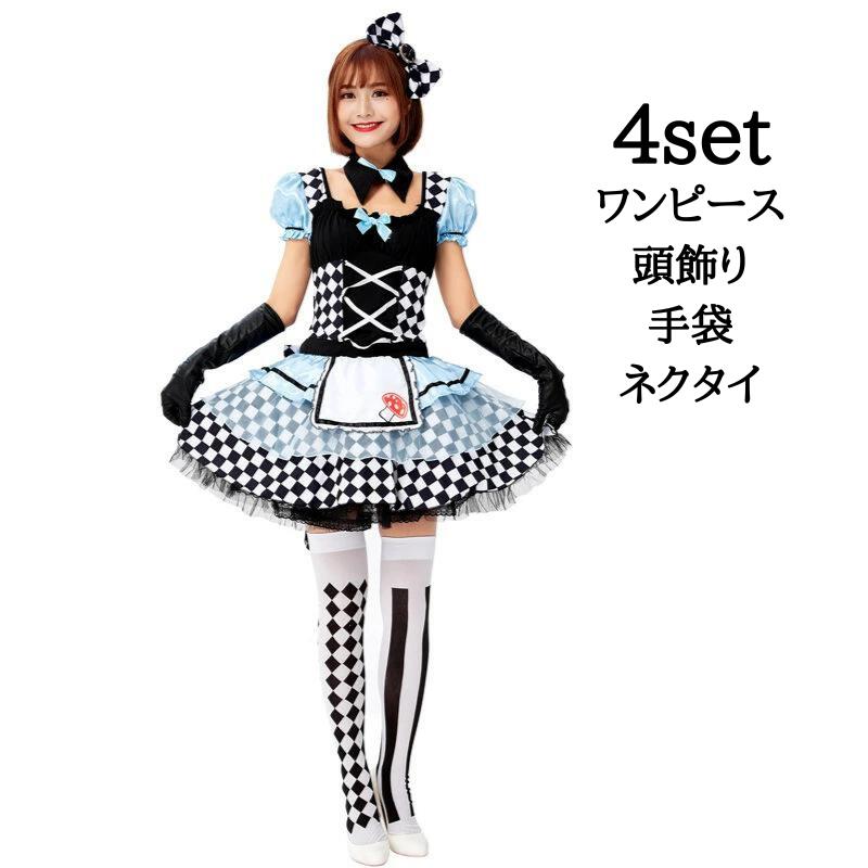 【レビュープレゼント付！】メイド服 コスプレ 衣装 メイド コスプレ ハロウィン 衣装 メイド服 仮装 セクシー 女性 アニメ レディース プリンセス コスチューム 大人 可愛い コスプレ ロリータ エプロン セクシー cosplay 舞台衣装 演出服 学園祭 定番 bau-bau-10007690 bau楽天市場店 サンプル画像2