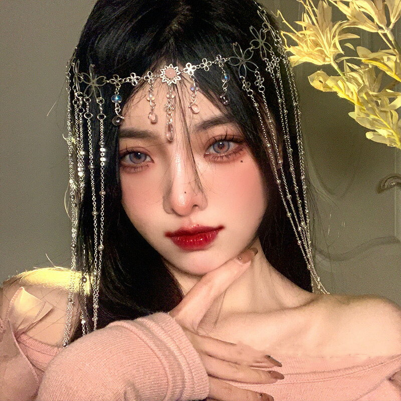 髪飾り ヘッドドレス ヘアアクセサリー フェイスベール レディース 小物 アクセサリー ダンス衣装 舞台衣装 花嫁 結婚式 ブライダル パーティー 二次会 コス...