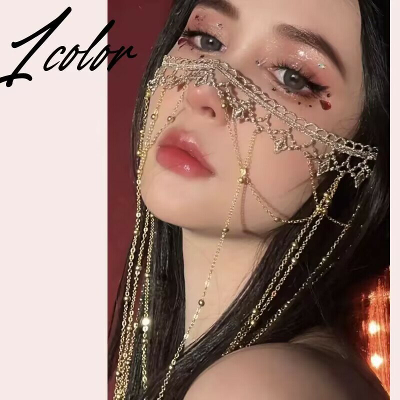 フェイス アクセサリー フェイスベール レディース 小物 アクセサリー ダンス衣装 舞台衣装 花嫁 結婚式 ブライダル パーティー 二次会 コスプレ チャイナド...