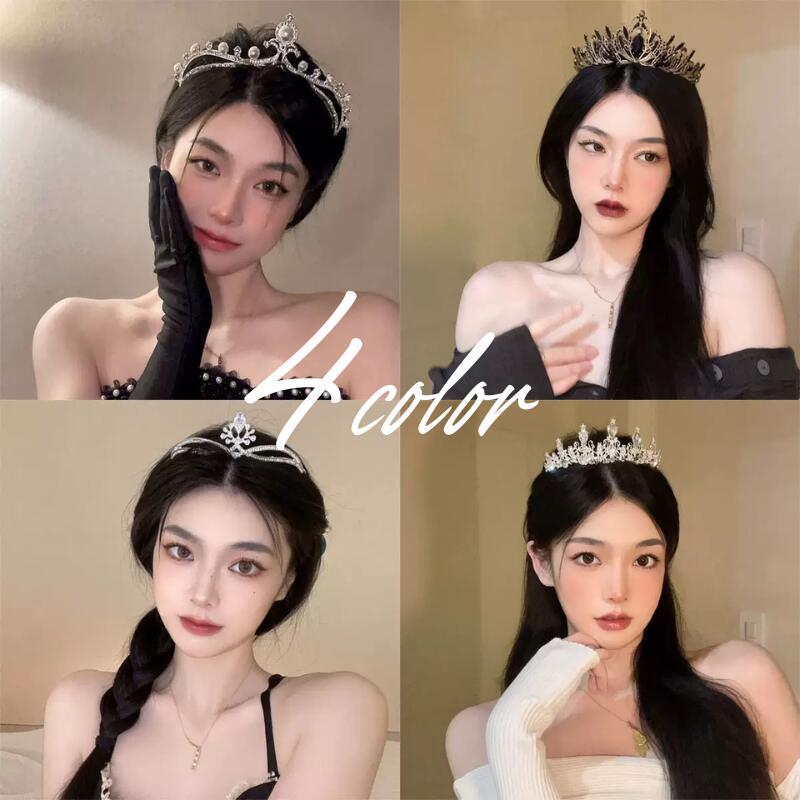 ティアラ 髪飾り ヘッドドレス ヘアアクセサリー クラシック レディース 小物 アクセサリー ダンス衣装 舞台衣装 花嫁 結婚式 ブライダル パーティー 二次会...