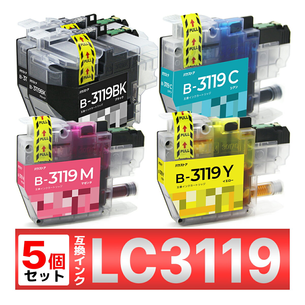 LC3119-4PK LC3119 ߴ 5 MFC-J6980CDW MFC-J6580CDW MFC-J5630CDW MFC-J6583CDW MFC-J6983CDW Brother ֥饶