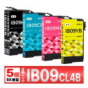 IB09CL4B IB09 互換インク PX-M730F PX-S730 ブラック増量5個セット EPSON エプソン