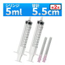 インジェクター 10ml 注射器 シリンジ + 5.5cm 針 2セット 各種液体詰め替え
