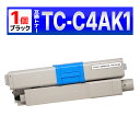 TC-C4AK1 OKI用 互換トナーカートリッジ ブラック 1個 COREFIDO C332dnw MC363dnw