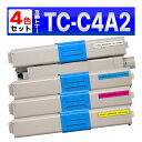 TC-C4AK2 TC-C4AC2 TC-C4AM2 TC-C4AY2 OKI用 互換トナーカートリッジ 4色セット COREFIDO C332dnw MC36...