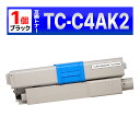 TC-C4AK2 OKI用 互換トナーカートリッジ ブラック 1個 COREFIDO C332dnw MC363dnw