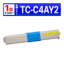 TC-C4AY2 OKI用 互換トナーカートリッジ イエロー 1個 COREFIDO C332dnw MC363dnw