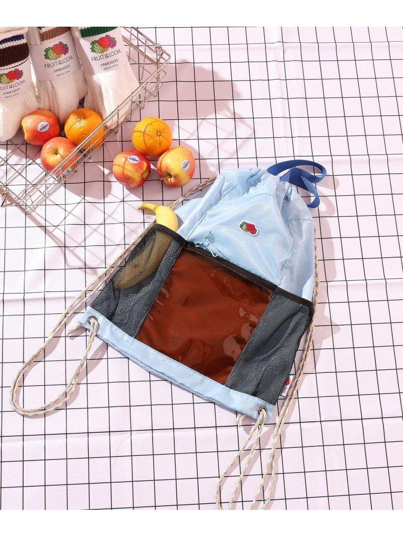 乐天商城 - 【FRUIT OF THE LOOM / BAYFLOW】ナップサック BAYFLOW ベイフロー 財布・ポーチ・ケース コインケース・小銭入れ・札入れ ブルー イエロー【送料無料】[Rakuten Fashion]