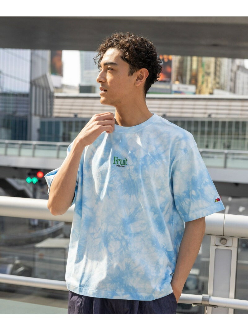 Rakuten - 【FRUIT OF THE LOOM / BAYFLOW】タイダイTシャツ(MEN) BAYFLOW ベイフロー トップス カットソー・Tシャツ グレー ブルー【送料無料】[Rakuten Fashion]