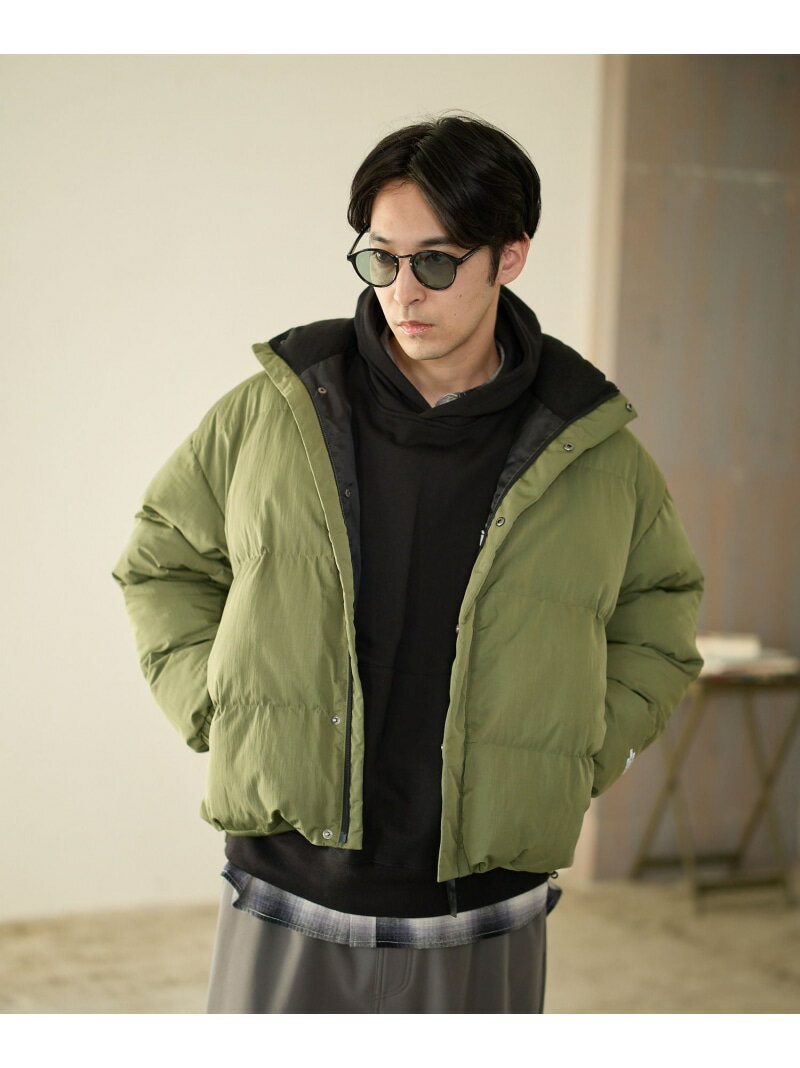 Rakuten - 【SALE／50%OFF】ファイバー中綿スタンドブルゾン BAYFLOW ベイフロー ジャケット・アウター ブルゾン・ジャンパー ブラック カーキグリーン【RBA_E】【送料無料】[Rakuten Fashion]