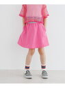 【SALE/40%OFF】ラインスカート(KIDS) BAYFLOW ベイフロー スカート ミニスカート パープル ピンク ブラック【RBA_E】[Rakute...