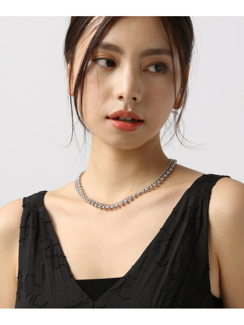 Rakuten - ステンレス 3連ボールチェーンネックレス BAYFLOW ベイフロー アクセサリー・腕時計 ネックレス ゴールド シルバー[Rakuten Fashion]