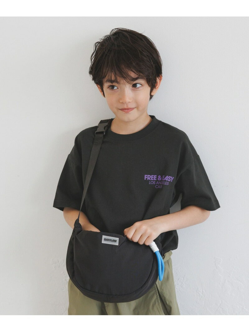 Rakuten - ≪予約≫[500mlペットボトルが入る♪]バナナショルダーBAG[17cm×28cm](KIDS) BAYFLOW ベイフロー バッグ ショルダーバッグ レッド グレー ブラック【先行予約】*[Rakuten Fashion]