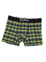 (M)ロゴリブチェックアンダー BAYFLOW ベイフロー インナー・ルームウェア ボクサーパンツ・トランクス ピンク イエロー[Rakuten Fashion...