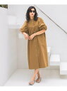 【SALE/45%OFF】【HEREIAM】接触冷感/COOLマテリアルドレス HEREIAM ベイフロー ワンピース・ドレス ワンピース ブラック ブラウン【...