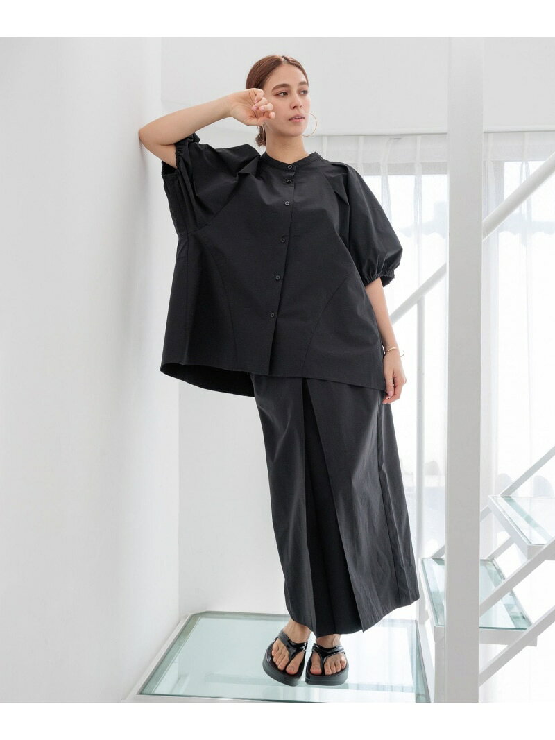 BAYFLOWの【SALE／40%OFF】【HEREIAM】接触冷感&イージーケア/COOLマテリアルスカート HEREIAM ベイフロー スカート ロング・マキシスカート ベージュ ブラック【RBA_E】【送料無料】[Rakuten Fashion]｜アングル3
