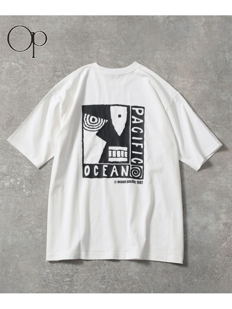 乐天商城 - 【SALE／50%OFF】【Ocean Pacific(オーシャンパシフィック)】別注OLDグラフィックTシャツ BAYFLOW ベイフロー トップス カットソー・Tシャツ ホワイト ブラック【RBA_E】[Rakuten Fashion]