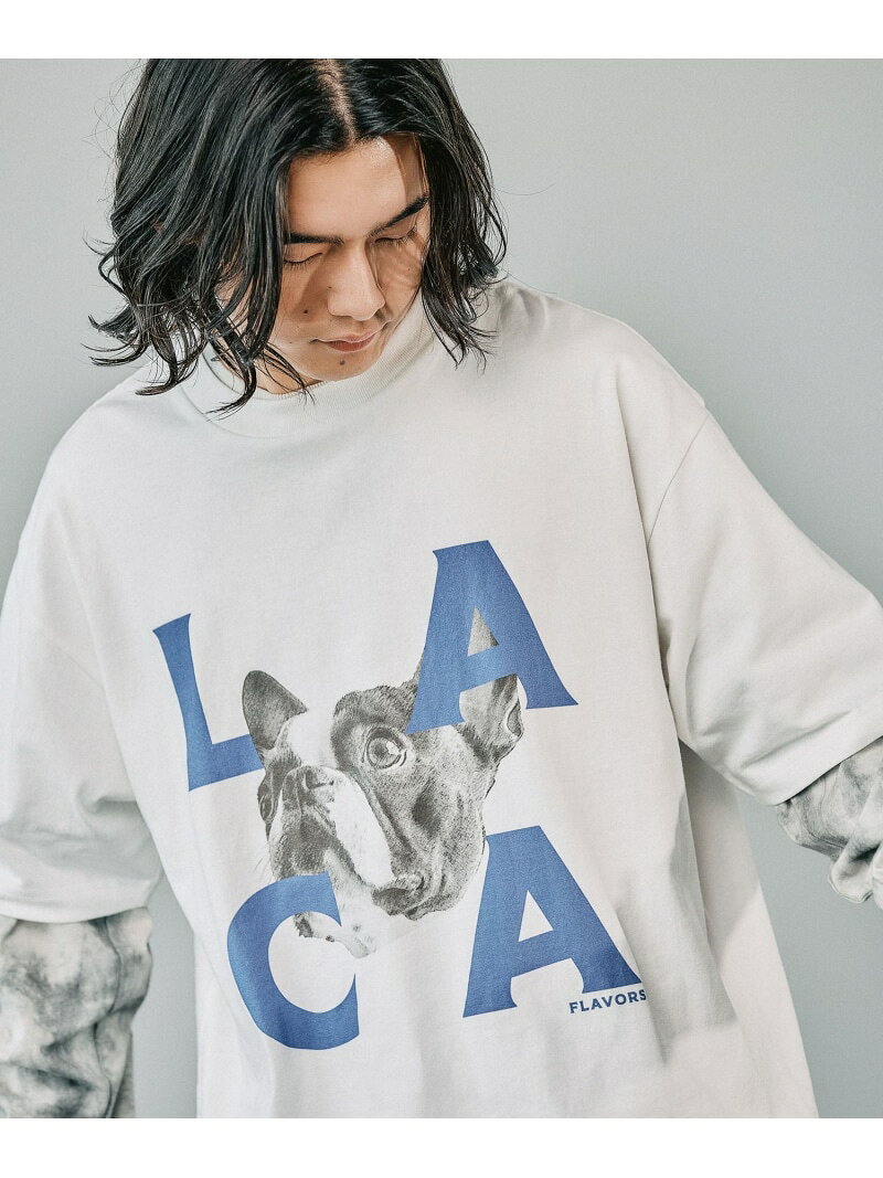 Rakuten - 【SALE／51%OFF】ドッグフェイスデザインTシャツ BAYFLOW ベイフロー トップス カットソー・Tシャツ ホワイト ブラック【RBA_E】[Rakuten Fashion]
