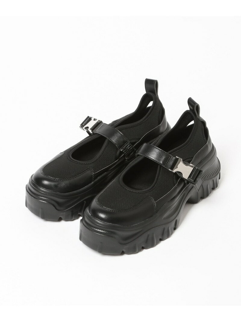 ≪予約≫スニーカーメリージェーン BAYFLOW ベイフロー シューズ・靴 スニーカー ホワイト ブラック【先行予約】*【送料無料】[Rakuten Fashion]