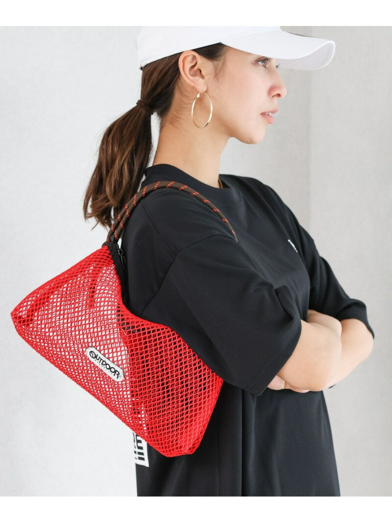 【HEREIAM/OUTDOOR】メッシュミニショルダー HEREIAM ベイフロー バッグ ハンドバッグ レッド ホワイト ブラック【送料無料】[Rakuten Fashion]のサムネイル