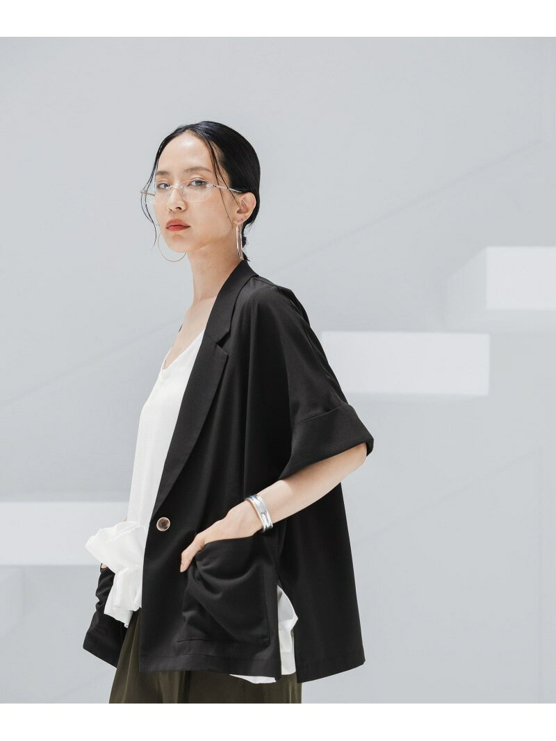 乐天商城 - 【HEREIAM】サマートロストレッチジャケット HEREIAM ベイフロー ジャケット・アウター テーラードジャケット・ブレザー ブラック ベージュ【送料無料】[Rakuten Fashion]
