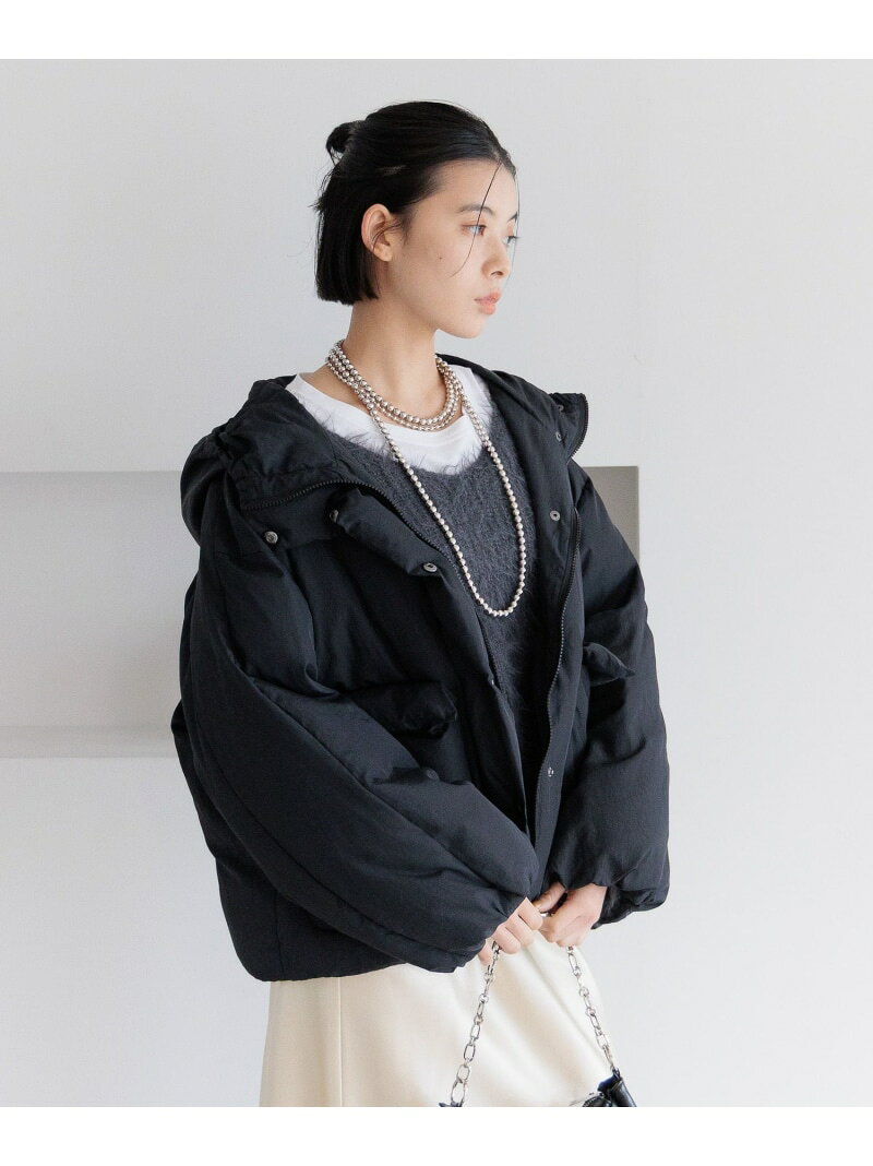 Rakuten - 【SALE／20%OFF】≪予約≫ショートパファーフーディージャケット BAYFLOW ベイフロー ジャケット・アウター ナイロンジャケット ブラック ホワイト ブラウン【RBA_E】【送料無料】[Rakuten Fashion]