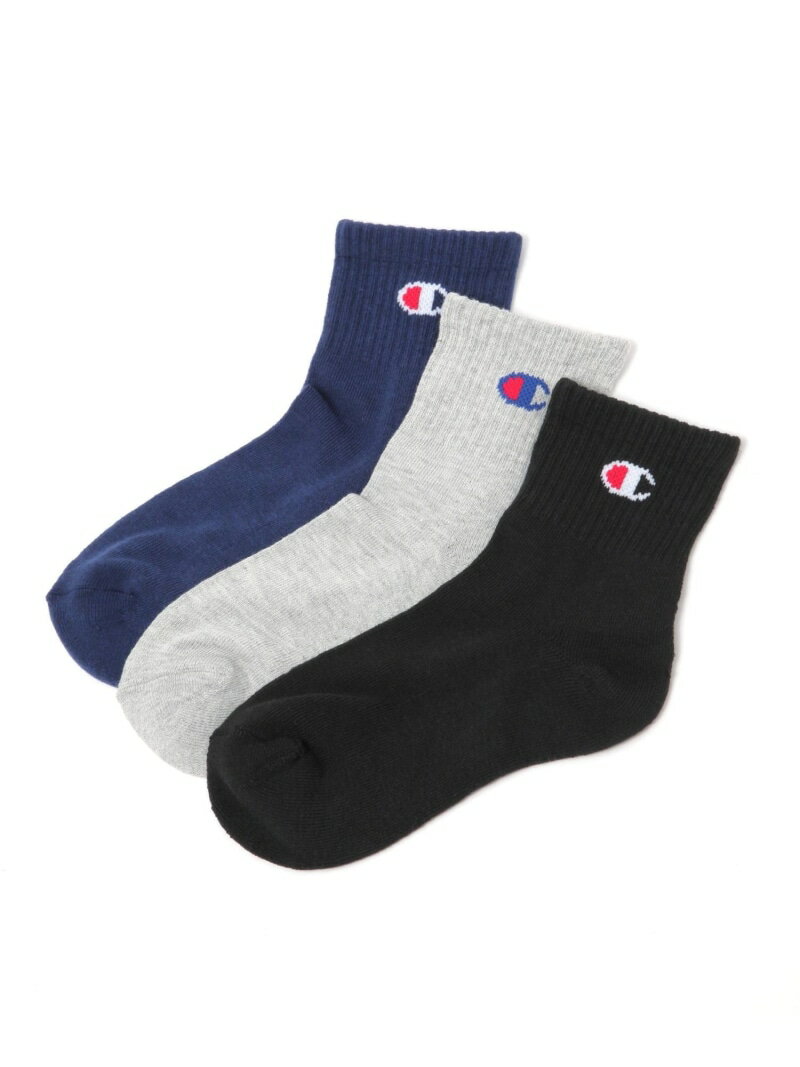 【Champion(チャンピオン)】3Pソックス BAYFLOW ベイフロー 靴下・レッグウェア 靴下 ホワイト[Rakuten..
