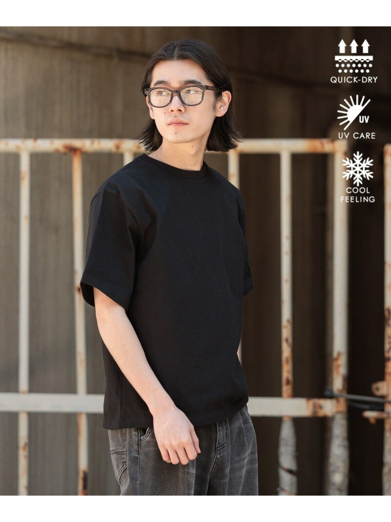 Rakuten - [WEB限定]機能性ベーシックTEE【接触冷感/吸水速乾/UVカット/遮熱】 BAYFLOW ベイフロー トップス カットソー・Tシャツ ホワイト グレー ネイビー ブラック ベージュ[Rakuten Fashion]