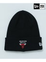 【NEW ERA(ニューエラ)】NBAワッチ BAYFLOW ベイフロー 帽子 ニット帽・ビーニー ブラック ベージュ【送料無料】[Rakuten Fashio...