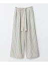 【SALE/45%OFF】【AMERICAN RAG CIE】ストライプパンツ(WOMEN) BAYFLOW ベイフロー パンツ その他のパンツ ベージュ【RB...