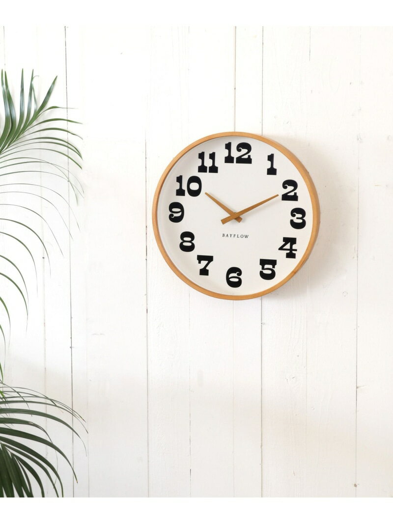 (U)BFマゲキフレームクロックRD BAYFLOW ベイフロー インテリア・生活雑貨 時計 ブラウン【送料無料】[..